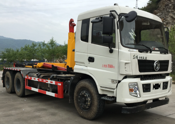 Dongfeng/JAC 25t Hook Arm Detachable Garbage Truck with 12 CBM Garbage Factory 6×4